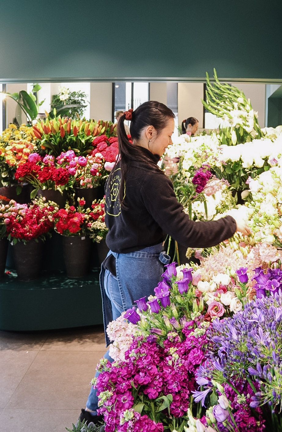 Artistieke bloemencreatie